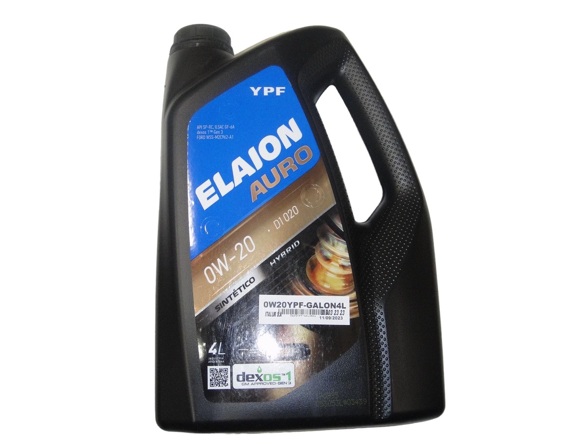 ACEITE MOTOR NAFTA 0W20*BENZOL GALON 4 LITROS