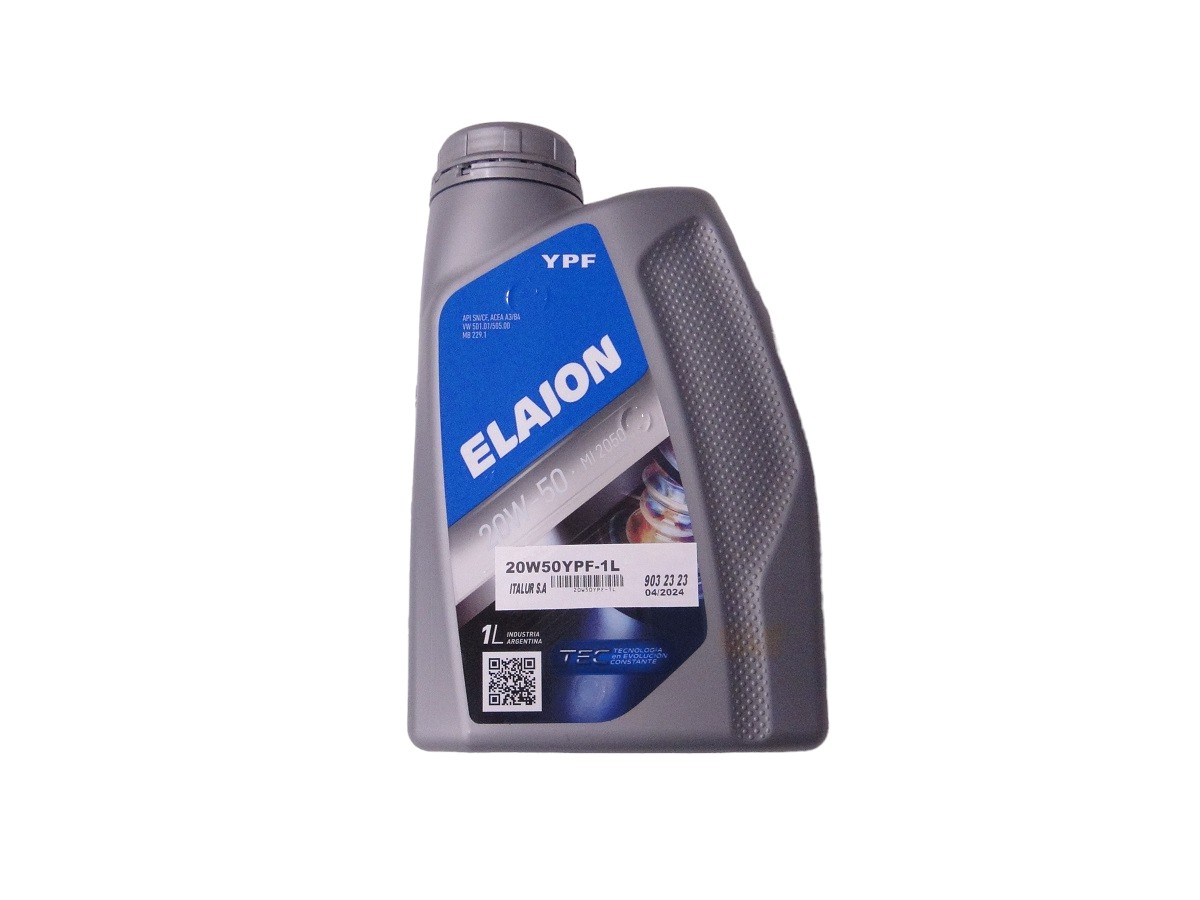 ACEITE MOTOR NAFTA 20W50 YPF 1 LITRO