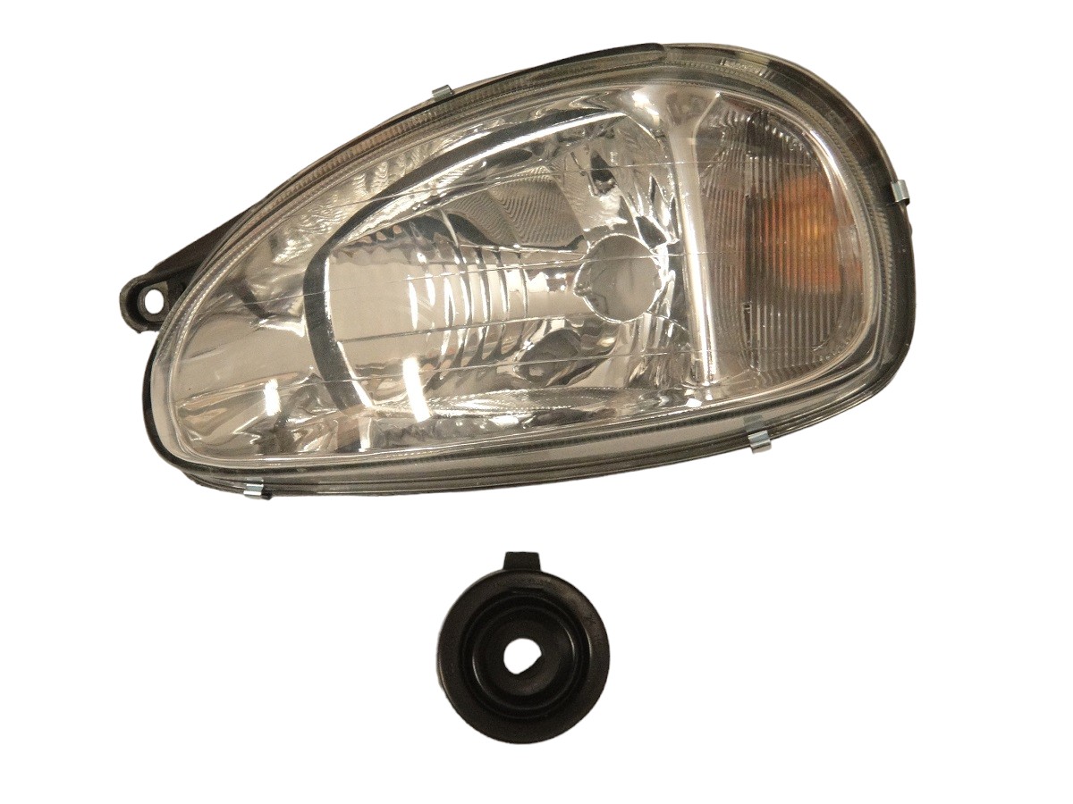 FAROL DELANTERO IZQUIERDO CORSA CLASIC 01/09 (VIDRIO LISO)