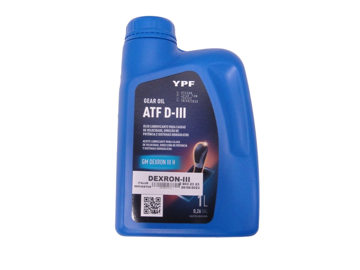 LUBRICANTE CAJA TRANSFERENCIA MANUAL/AUTOM* S10 2001/2002