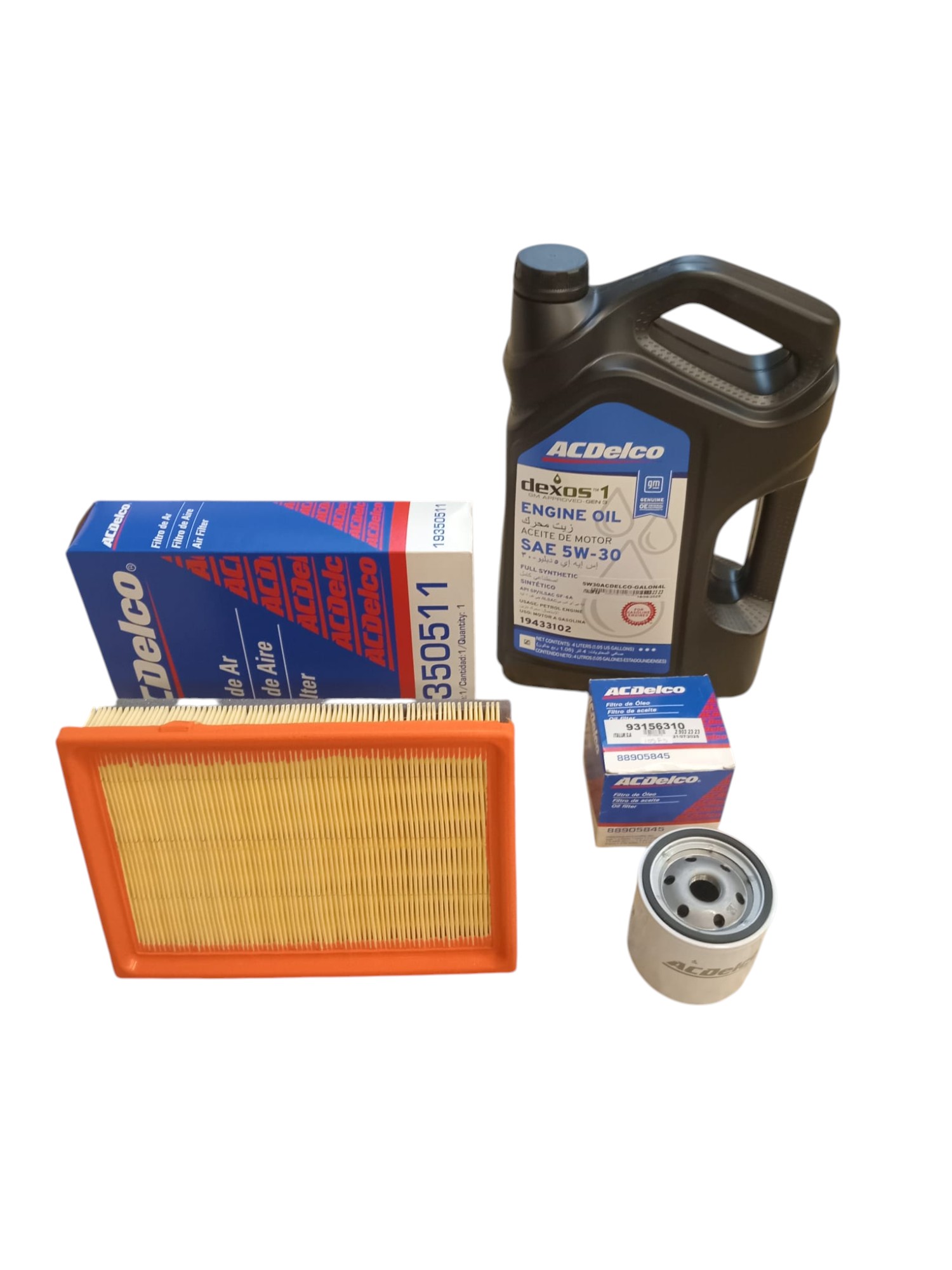 KIT LUBRICANTE Y FILTROS ONIX/PRISMA 1.0/1.4 5TA