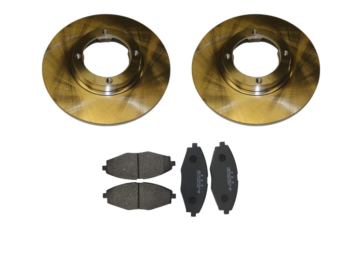 KIT DISCOS Y PASTILLAS DE FRENO CHEVROLET SPARK LS/LT