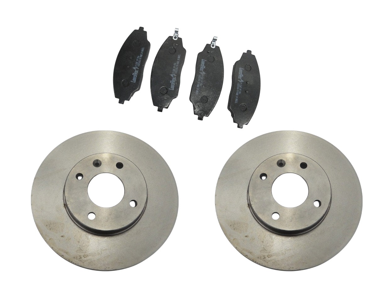 KIT DISCOS FRENO CON PASTILLAS CHEVROLET COBALT/ SONIC/ SPIN