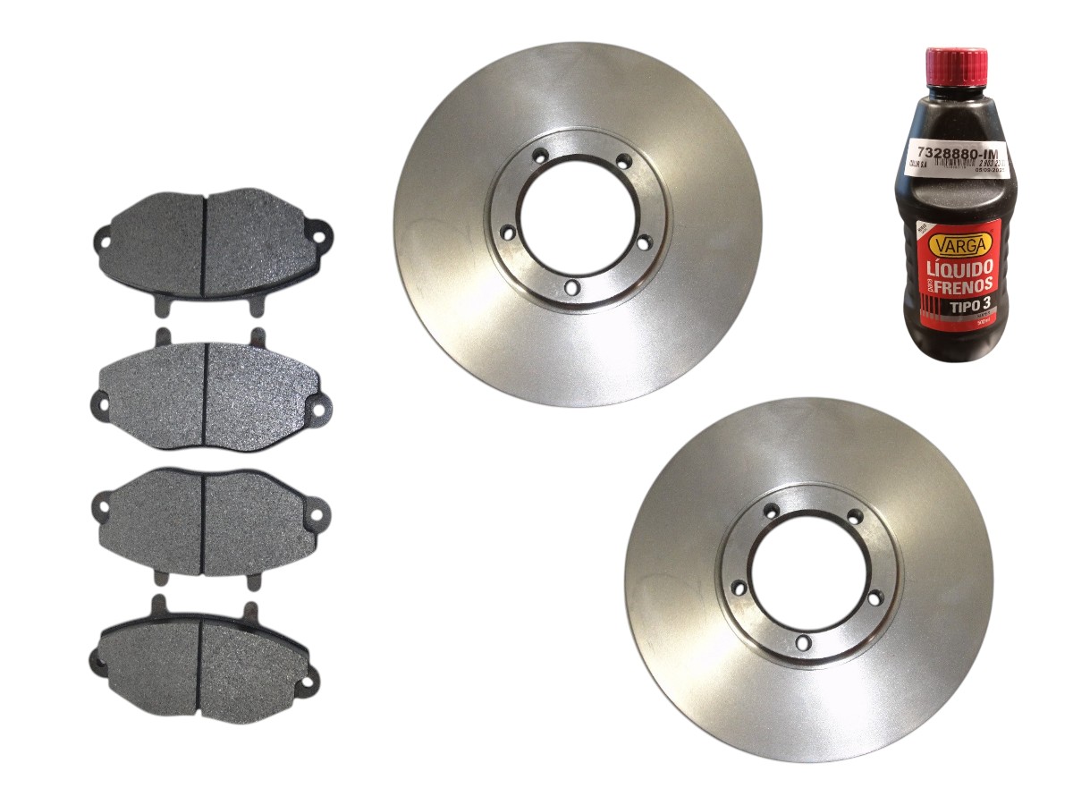 KIT DISCOS FRENOS DELANTERO CON PASTILLAS JMC N520 /2020