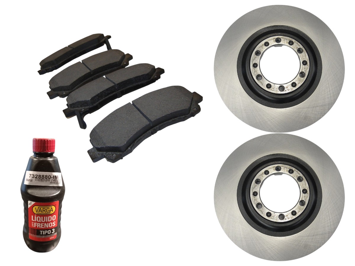 KIT DISCOS FRENOS DELANTERO CHEVROLET S10 COLORADO 2012/2016