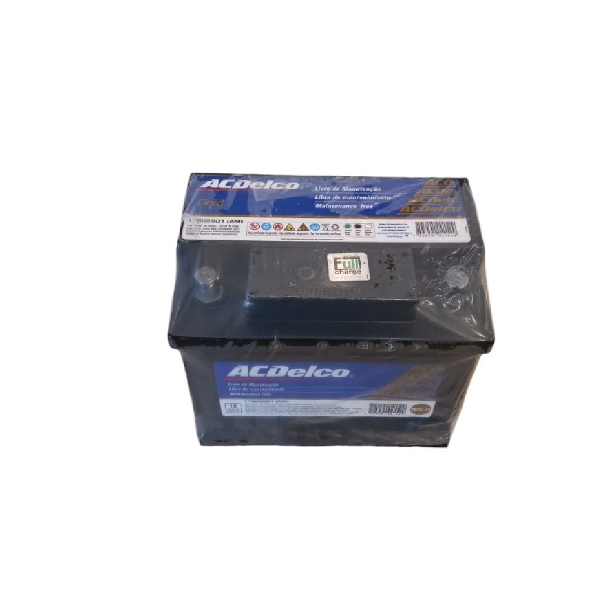 BATERIA AC DELCO 12V 55A (-/+)