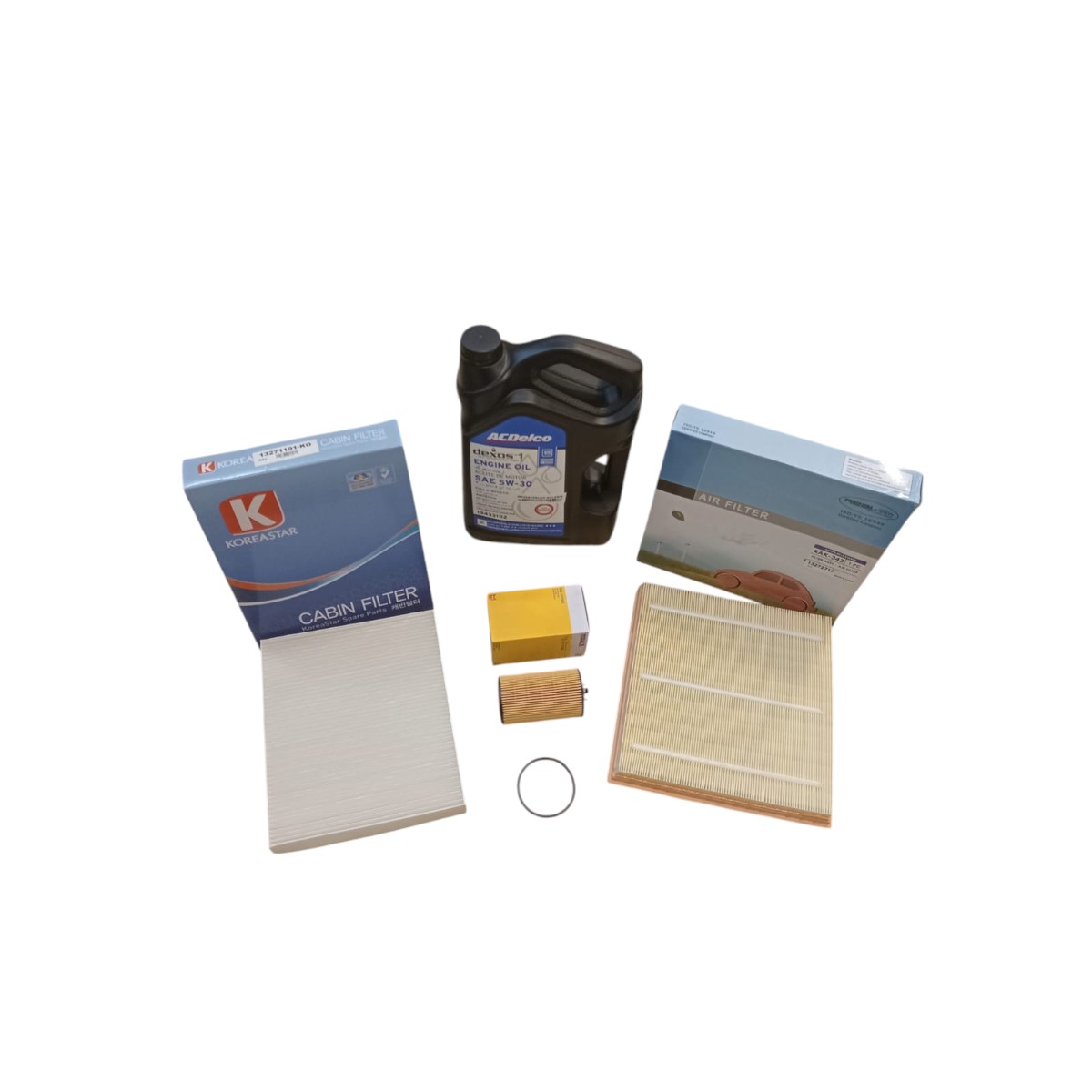 KIT LUBRICANTE Y FILTROS CRUZE 1.8