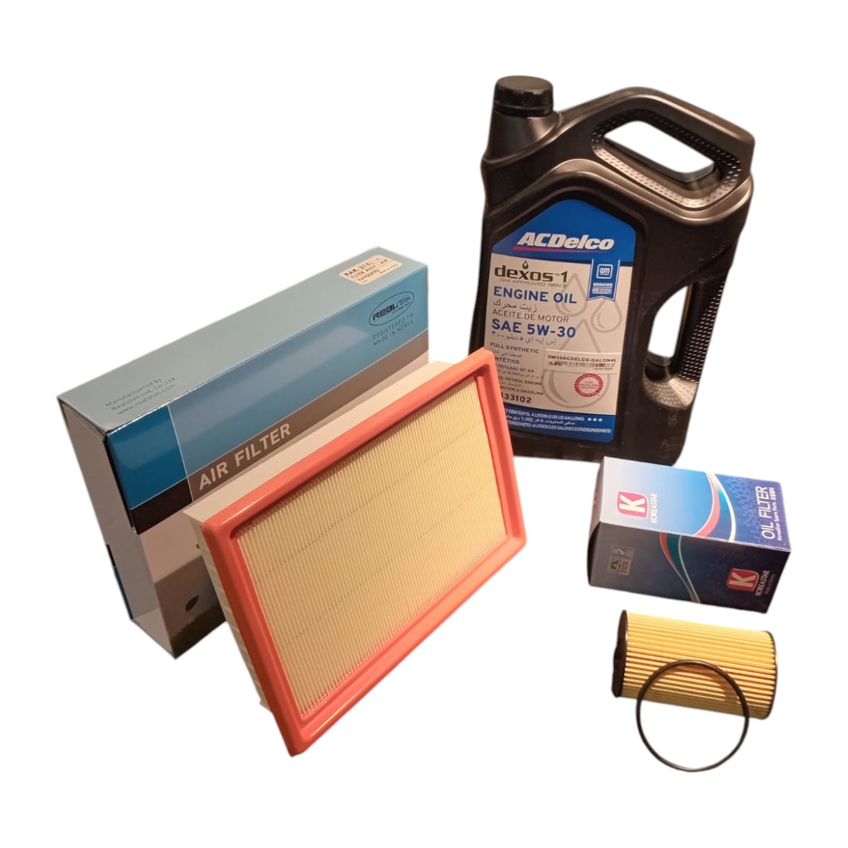 KIT LUBRICANTE Y FILTROS SONIC 1.6