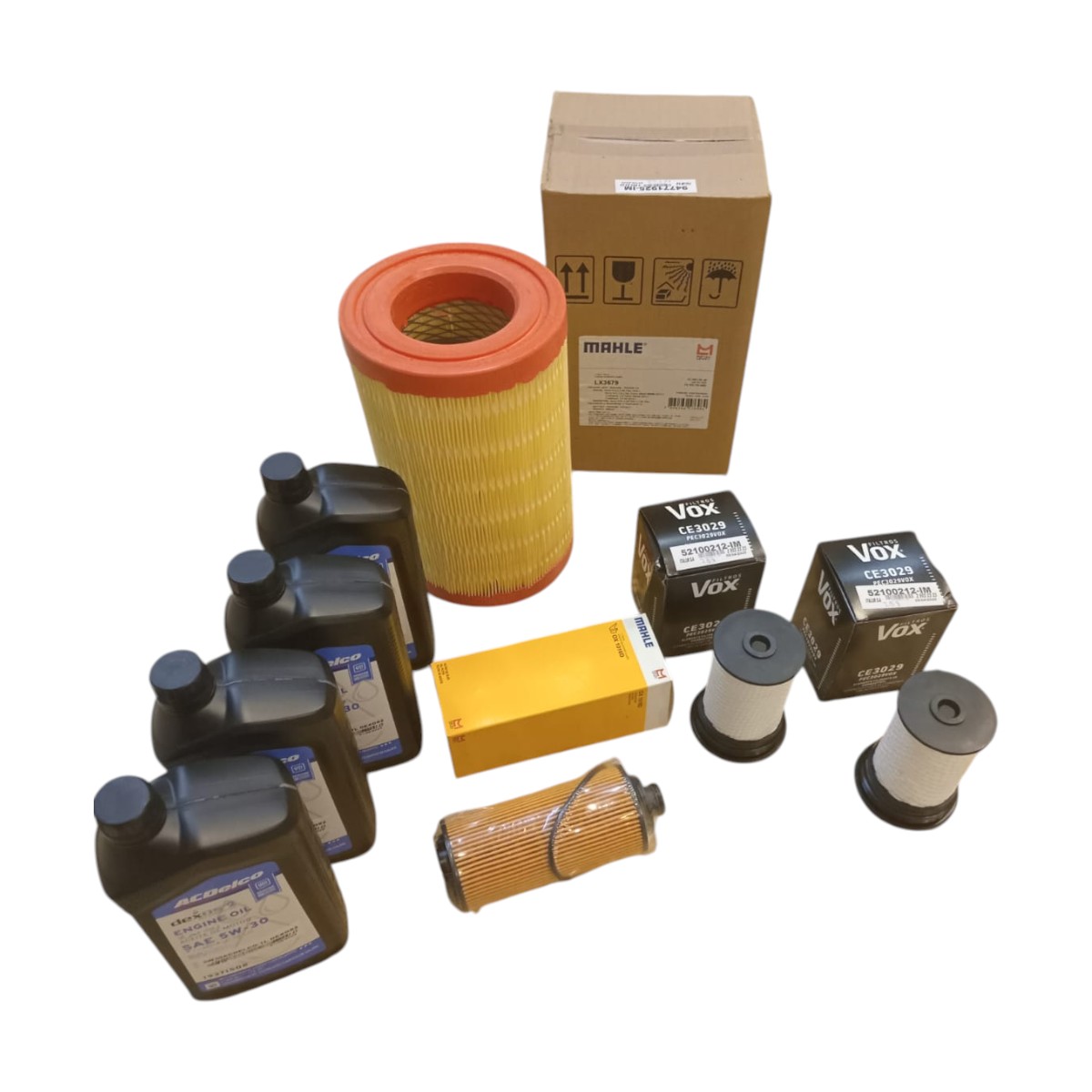 KIT LUBRICANTE Y FILTROS S10 2.8 2012