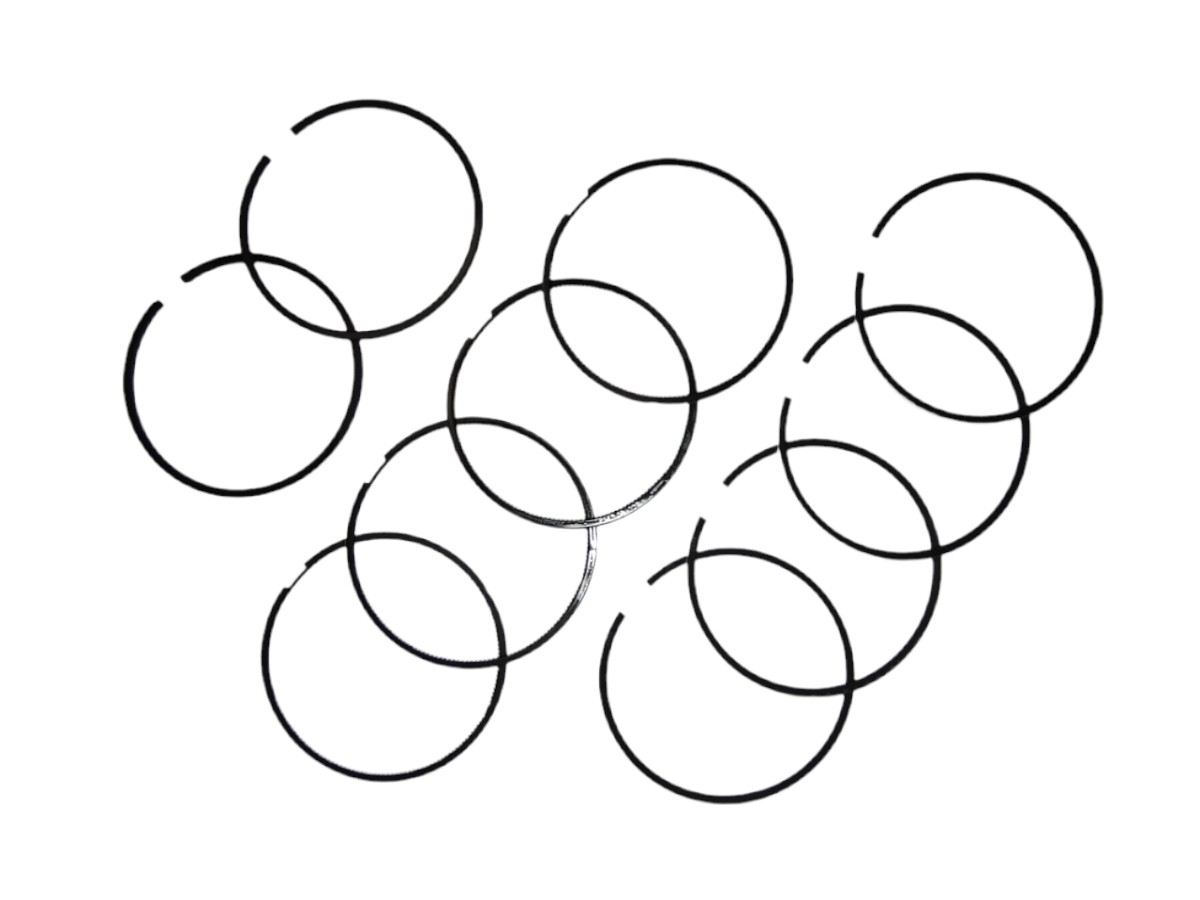 AROS DE MOTOR JMC N900 4JB1 EURO 3 (1º ARO CROMADO Y CONICO)